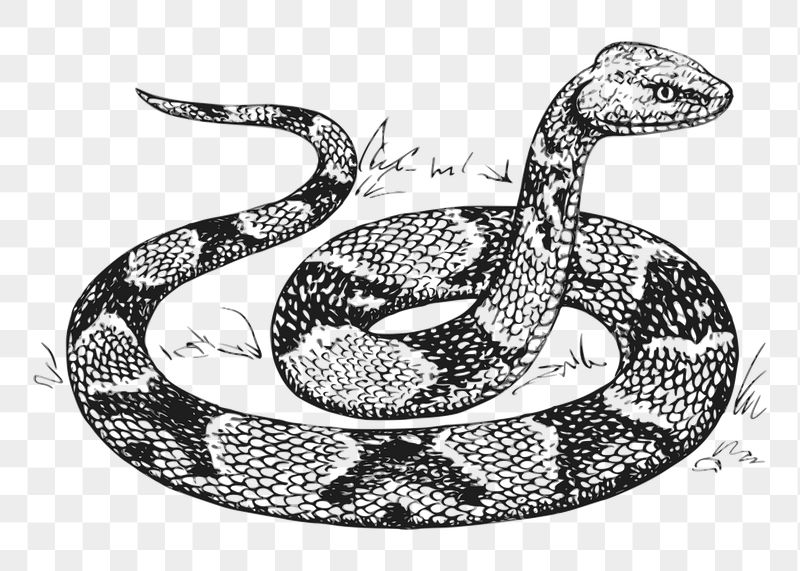 Copperhead snake png sticker illustration, | Free PNG - rawpixel