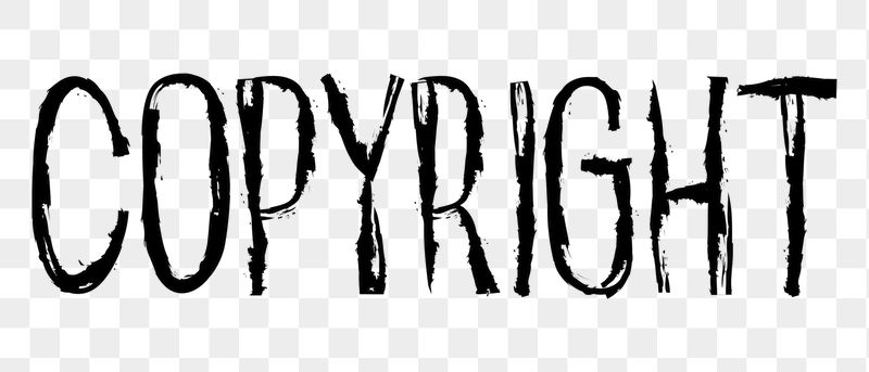 Copyright png word sticker, handwritten | Free PNG - rawpixel