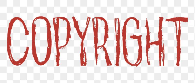 Copyright png word sticker, handwritten | Free PNG - rawpixel