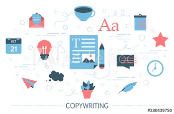 Copywriter concept
