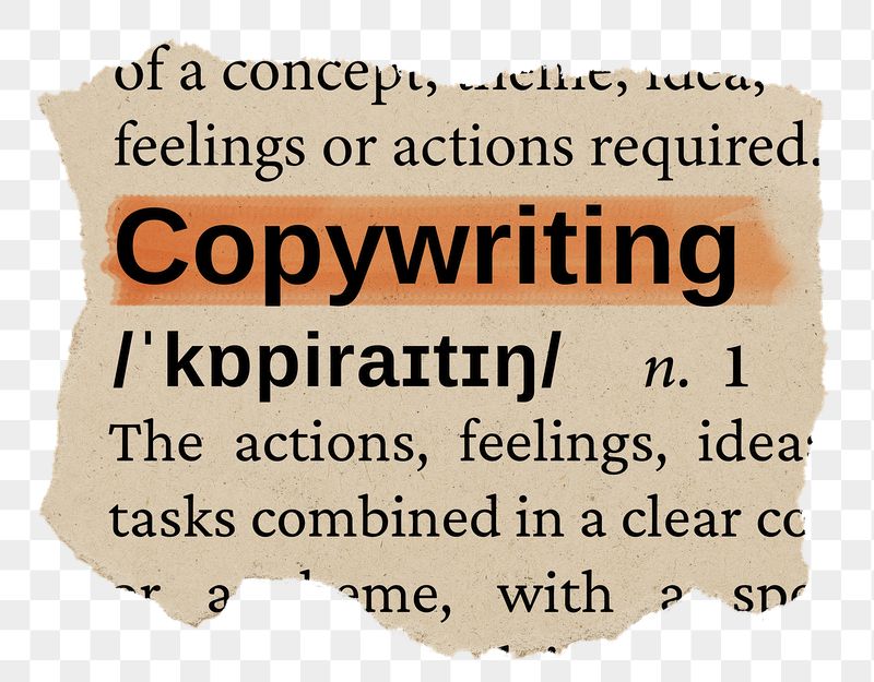 Copywriting png word sticker, torn | Free PNG - rawpixel