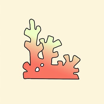 Coral illustration, ocean collage element | Free Vector - rawpixel