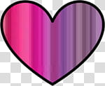 Corazon, pink heart transparent background PNG clipart