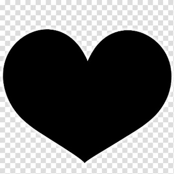 CORAZONES, black heart illustratoin transparent background PNG clipart