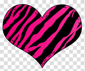 Corazones en, pink and black heart illustration transparent background PNG clipart