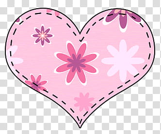 Corazones en, pink heart illustration transparent background PNG clipart