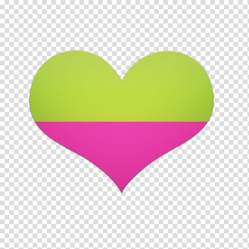 Corazones, green and pink heart illustration transparent background PNG clipart