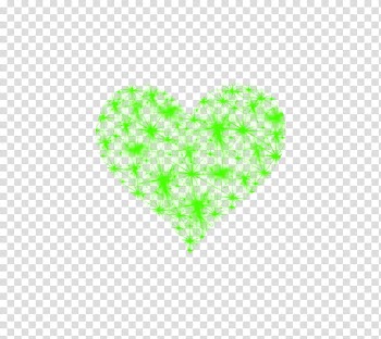 Corazones, heart-shaped green sticker transparent background PNG clipart