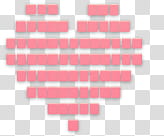 Corazones, pink heart icon transparent background PNG clipart