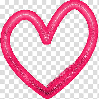 Corazones, pink heart illustration transparent background PNG clipart