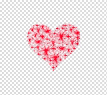 Corazones, red and white heart illustration transparent background PNG clipart