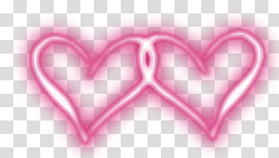 Corazones, two red heart transparent background PNG clipart