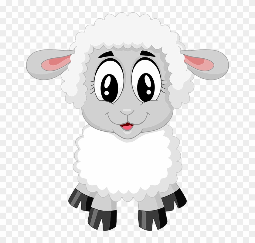 Cordero, Ovejas, Lindo, Granja, Animales, Bebé - Cartoon Lamb