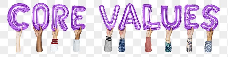 Core values balloon png word | Free PNG - rawpixel