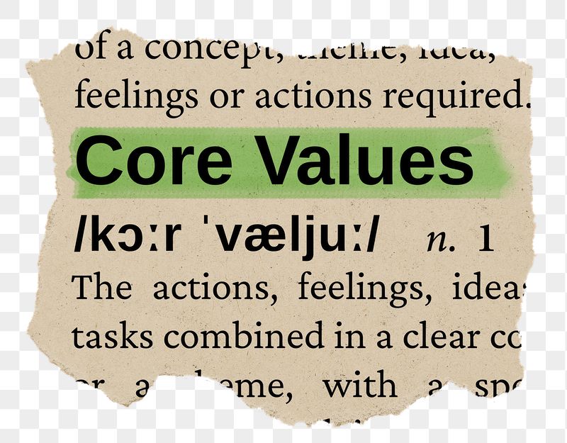 Core values png word sticker, | Free PNG - rawpixel