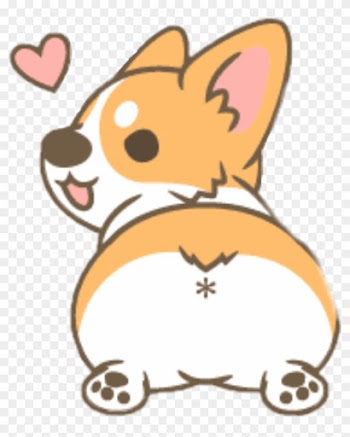 Corgi Corgidog Dog Doggo Cute Kawaii Tumblr Heart Polar - Cute Corgi Drawing