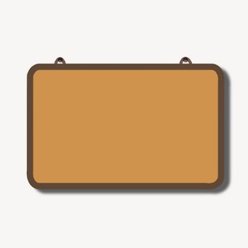 Cork board clipart, illustration vector. | Free Vector - rawpixel
