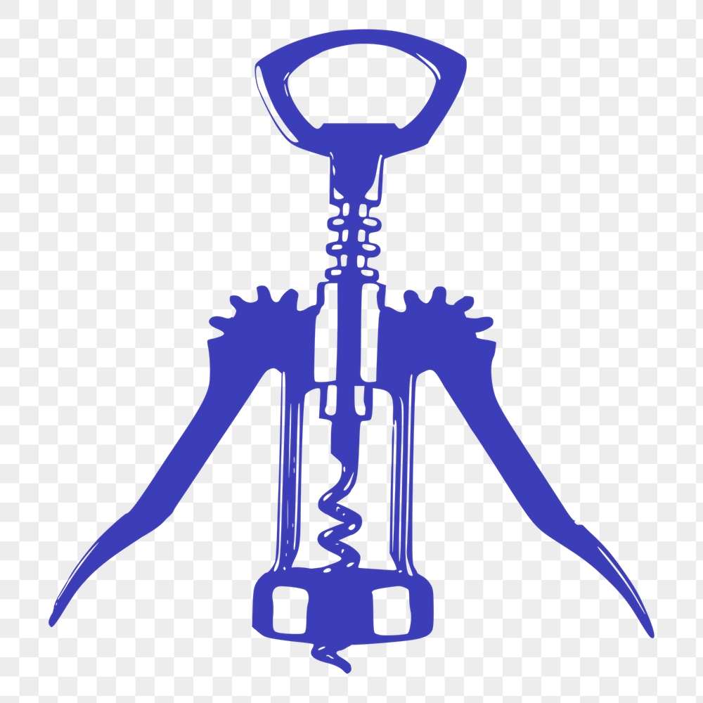 Corkscrew png sticker, bottle opener | Free PNG - rawpixel