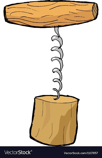 Corkscrew vector image