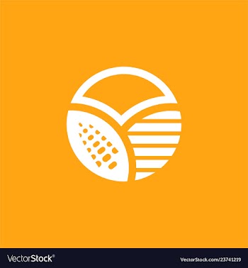 Corn farm icon logo vector image