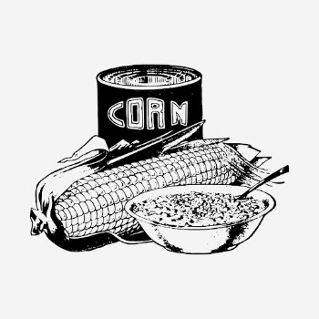 Corn soup can drawing, vintage | Free Photo - rawpixel