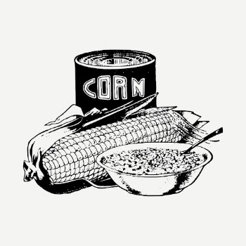 Corn soup can drawing, vintage | Free PSD - rawpixel