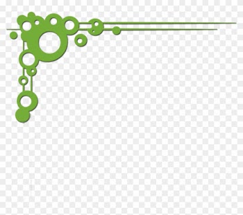 Corner Border Design Green