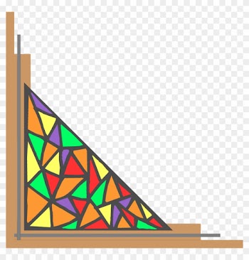 Corner Lower Left Free Stock Photo Ilration Of A - Stained Glass Border Png