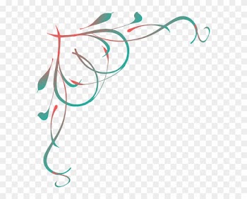 Corner Vine Heart Clip Art At Clker - Pink Scroll Border