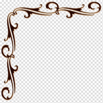 Corners files, black frame transparent background PNG clipart
