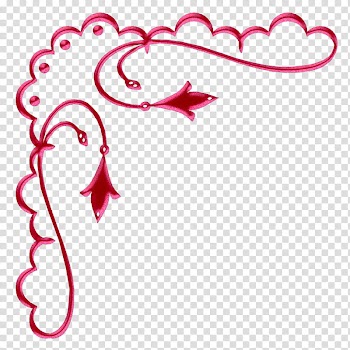 Corners files, red abstract illustration transparent background PNG clipart