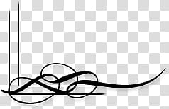 Corners  Stamps, black abstract art transparent background PNG clipart