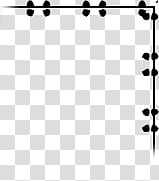 Corners  Stamps, black frame illustration transparent background PNG clipart