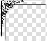Corners  Stamps, black frame illustration transparent background PNG clipart