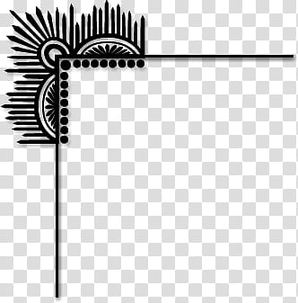 Corners  Stamps, black line illustration transparent background PNG clipart