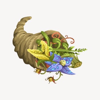 Cornucopia clipart, Glitch game illustration | Free Vector - rawpixel
