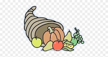 Cornucopia Royalty Free Vector Clip Art Illustration - Food Security Poster Drawing