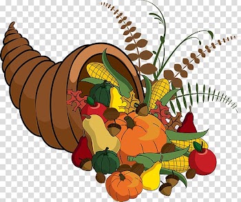 Cornucopia Thanksgiving , Cornucopia transparent background PNG clipart