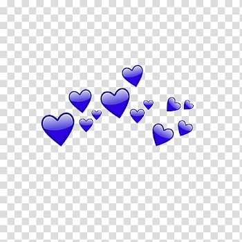Coronas de corazones heart crowns O, purple heart art transparent background PNG clipart