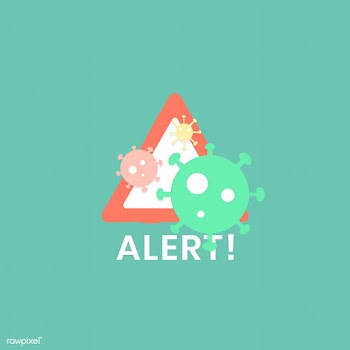 Coronavirus alert element vector | Free  vector - 2302526
