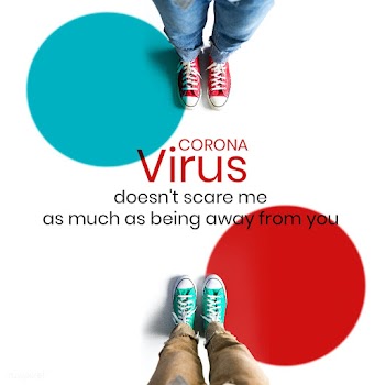 Coronavirus doesn't scare me as much as being away from you social.. | Free  illustration - 2308213