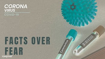 Coronavirus facts over fear social banner template mockup | Free  illustration - 2315430