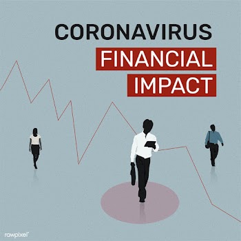 Coronavirus financial impact illustration | Free  illustration - 2305183