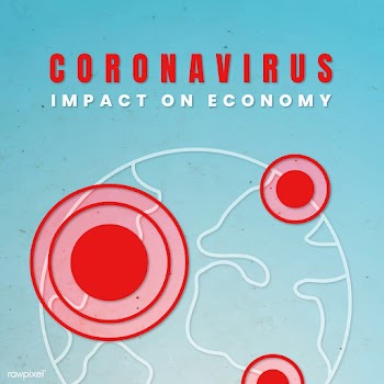 Coronavirus financial impact social template vector | Free  vector - 2302190