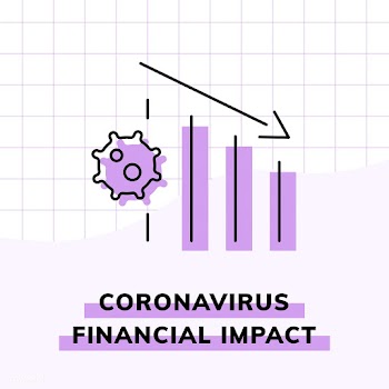 Coronavirus financial impact social template vector | Free  vector - 2302952