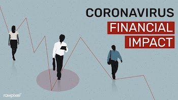 Coronavirus financial impact social template vector | Free  vector - 2307771
