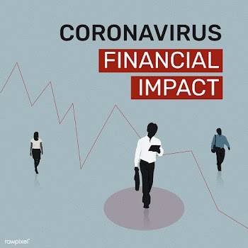Coronavirus financial impact vector | Free  vector - 2305184