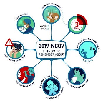 Coronavirus infographic Free Vector
