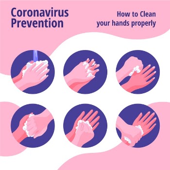 Coronavirus&nbsp;prevention tips Free Vector