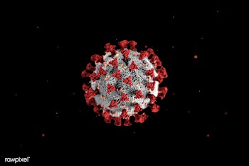 Coronavirus on a dark background | Free  photo - 2302318